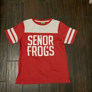 Senior Frogs Shirt. (bought from Bahamas)